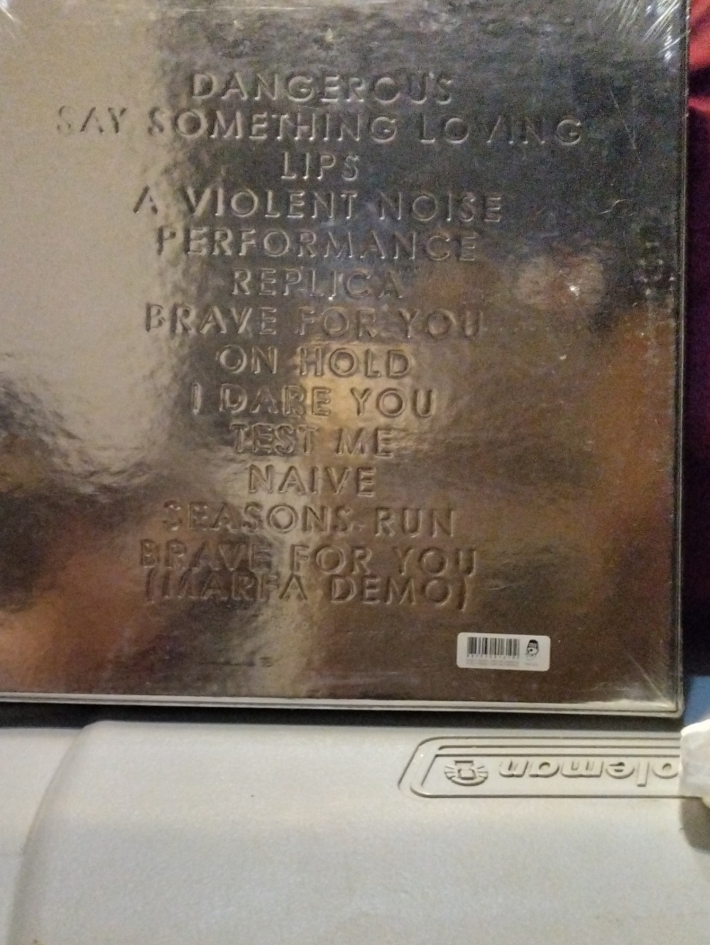 Silver Metallic Album with Embossed Tracklist Sealed